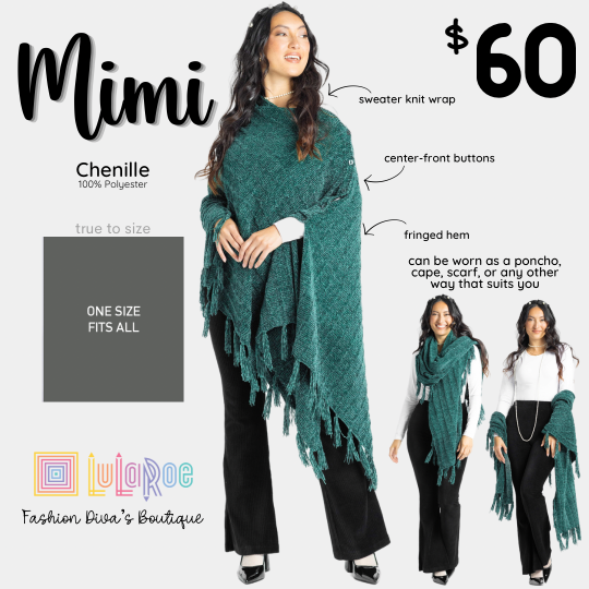 MiMi Sweater-Knit Wrap